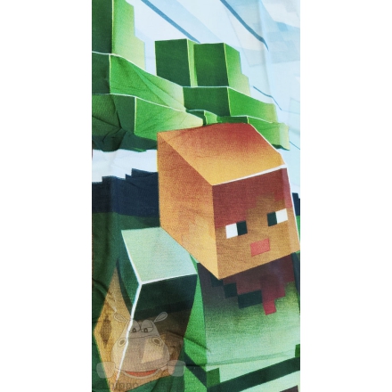 Kids duvet cover with Minecraft theme