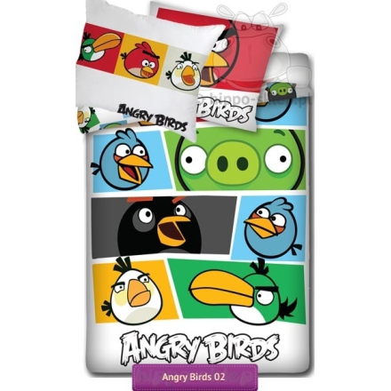 Angry Birds AB 009 kids bedding + double pillowcase
