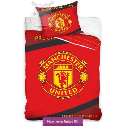 Manchester United football bedding 140x200 or 150x200, red