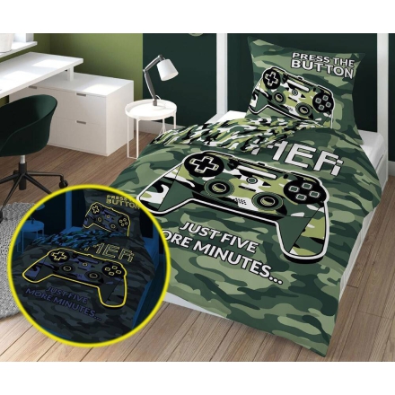 Green camo bedding for players 140x180 or 140x160