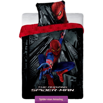 Black Amazing Spider-man bed set 140x200 or150x200