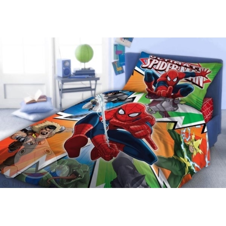 Reversible Ultimate Spider-man bed linen for boys 