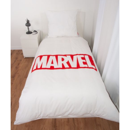 White Marvel branded bed linen, 140x180 or 140x160 white 