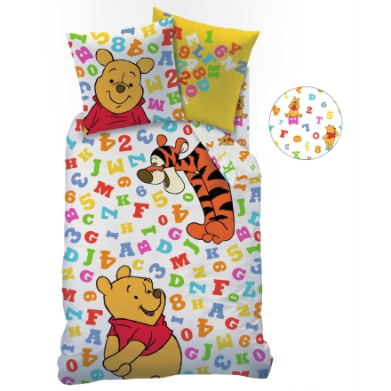Winnie The Pooh numbers, Disney kids bedding 140x200