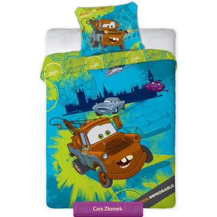 Bedding with Tow Mater - Disney Cars blue