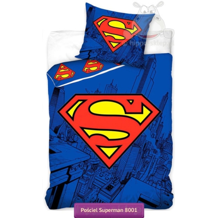 Superman logo duvet cover & pillowcase