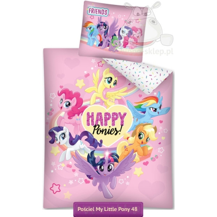 Kids bedding My Little Pony MLP 48 Happy Ponies, Detexpol