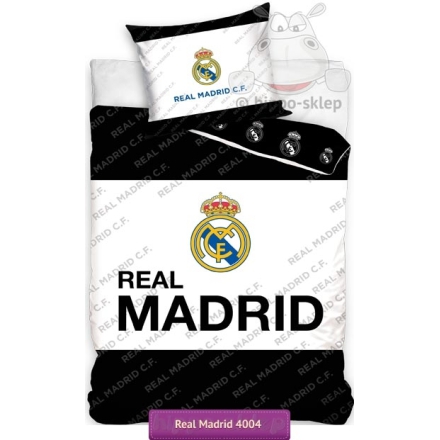 Black & White Official Real Madrid bedding set 140x200 or 150x200
