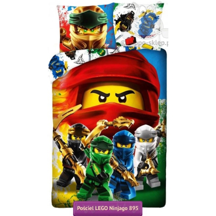 Lego Ninjago warriors bedding 140x200, multicolor 