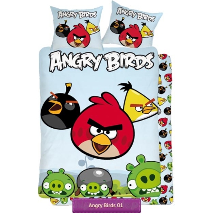 Kids bedding with Angry Birds design AB012