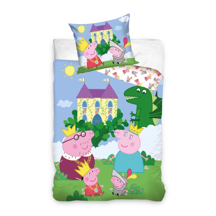 Peppa Pig bed linen princess and knight