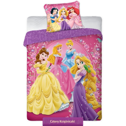 Kids bedding Disney Princess with Rapunzel 140x200 or 150x200