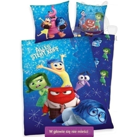 Inside Out kids bedding with Rally, Disney, 135x200 or 140x180 cm
