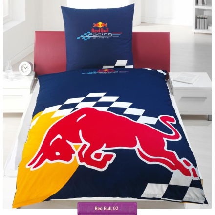 Red Bull Racing bedding set 140x200 or 150x200, navy blue