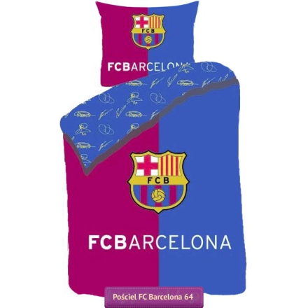 FC Barcelona football bedding 140x160 + 50x60 cm