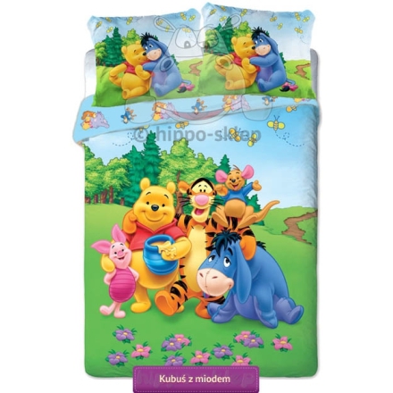 Kids bedding with double pillowcases Winnie The Pooh