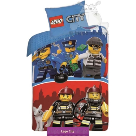 Kids bedding Lego CITY Policeman & Firefighters
