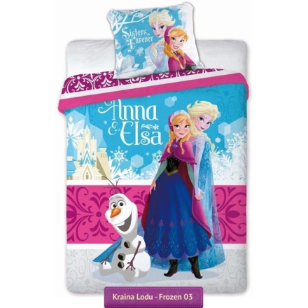 Kids bedding Disney Frozen Anna & Elsa, Faro 5907750530229