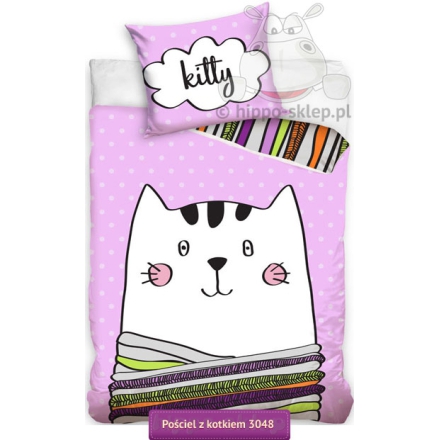 KIDS collection bedding with Cat 140x200 or 150x200