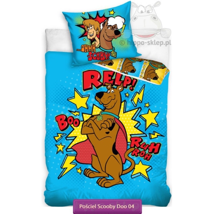 Scooby Doo & Shaggy bedding set 140x200 or 150x200, blue