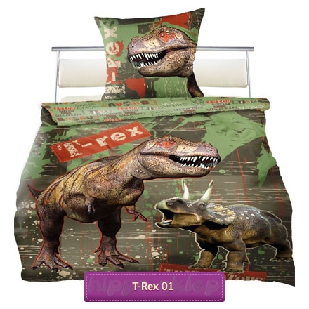 Bedding with Dinosaurs 140x200