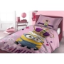 The Minions bed set 120x160, 140x160, 140x180 pink-violet