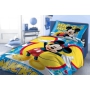 Kids bedding Disney Mickey Mouse blue and yellow, 135x200