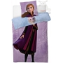 Disney Frozen reversible bedding with Anna in violet