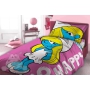 The Smurfs 01 kids bedding, pink,150x200