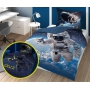 Kids bed linen with astronaut in space 150x200, 160x200