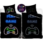 Black bedding with game pad 120x160, 140x180