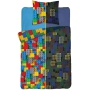 Bed linen with colored blocks 120x160, 140x180 or 140x160