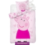 Bedding with Peppa Pig 140x200, 140x180 or 120x160, pink