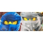 Duvet cover with printed design of Lego Ninjago warriors