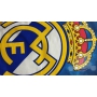 Soccer bed set with Real Madrid crest  