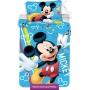 Glowing bedding set with Disney Mickey Mouse 140x180, 140x160 or 160x120 