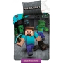 Minecraft kids bedding with Steve, Zombie and Creeper 140x200