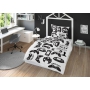 Retro style game pad bed linen for modern teen's bedroom 140x200 