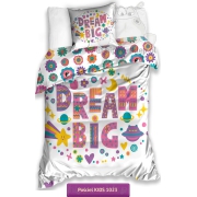 White bedding Dream Big Kids collection, Carbotex