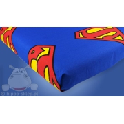 Flat sheet with Superman theme
