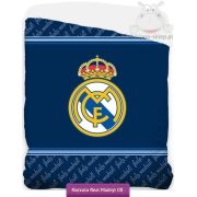 Navy blue Real Madrid bedspread 150x215 cm,