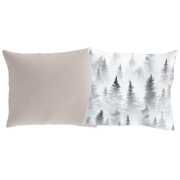 Pillowcase with winter forest tree