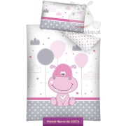 Baby bedding for toddlers with Hippo 2687 A, Detexpol