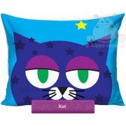 Pillowcase blue cat