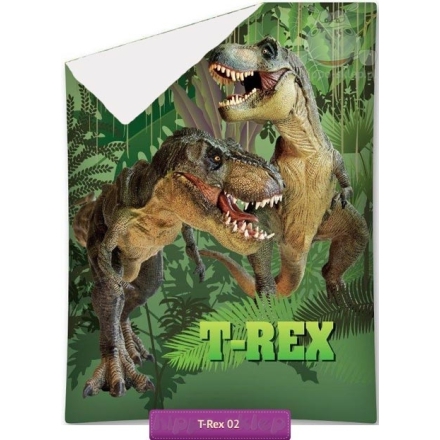 Kids bedspread Dinosaurs T-Rex 140x200 green