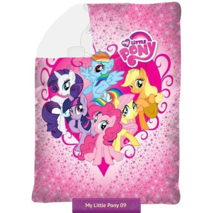My Little Pony pink quilted bedspread 140x200