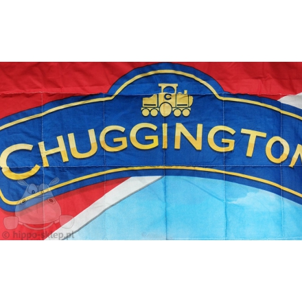 Bedspread Chuggington for kids - quilting and printing details