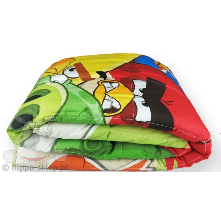 Kids bed cover with Angry Birds characters