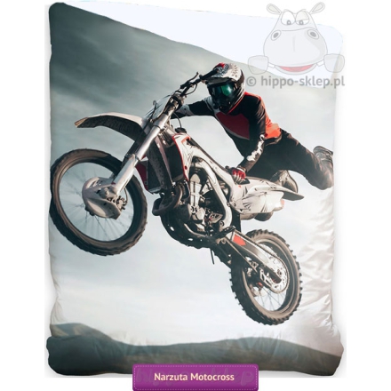 Bedspread with motocross evolution 140x195