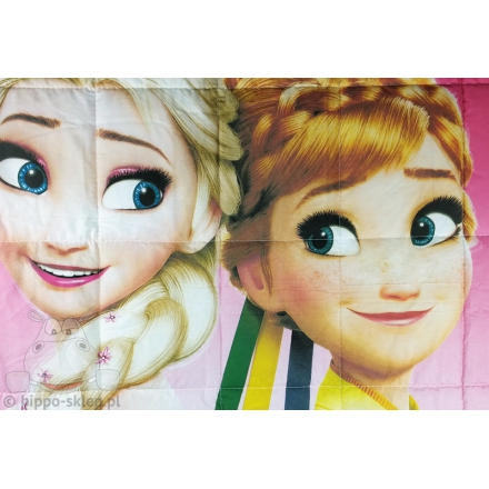 Bed cover  for girls with Anna & Elsa - Frozen - printing